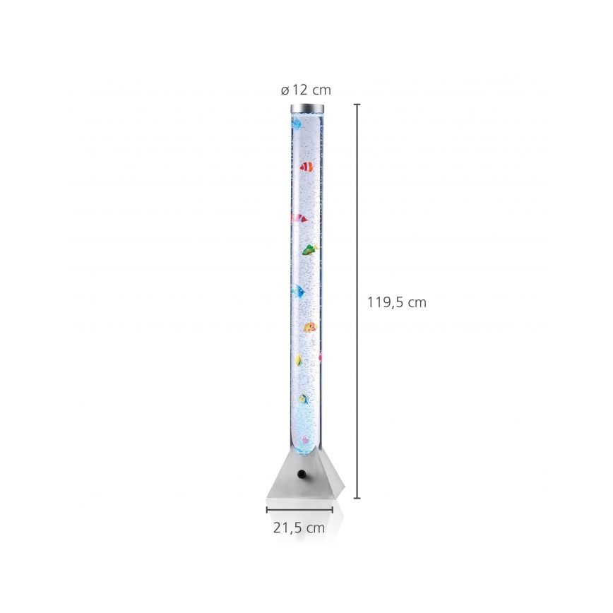 JUST LIGHT. 85106-55 - Lampadaire décoratif RVB AVA 12xLED/0,06W/230V