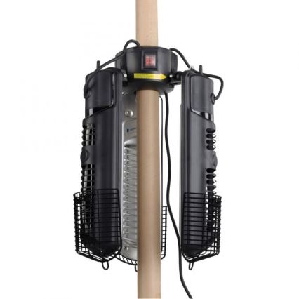 JUST LIGHT. 99513-18 - Élément chauffant extérieur GLOW 3x650W/1300W/2000W/230V IP34