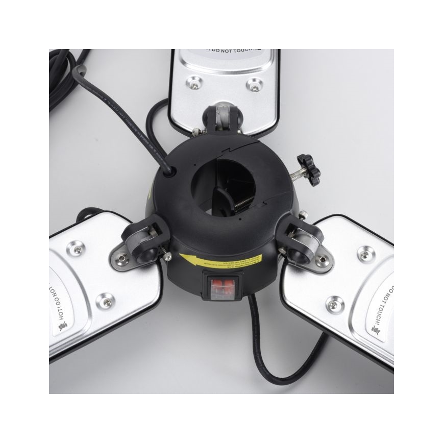 JUST LIGHT. 99513-18 - Verwarmingselement voor buiten GLOW 3x650W/1300W/2000W/230V IP34