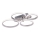 JUST LIGHT. L16271-55 - Plafonier RGBW à intensité variable JOHANNA LOLASMART LED/24W/230V 2700-5000K + Télécommande