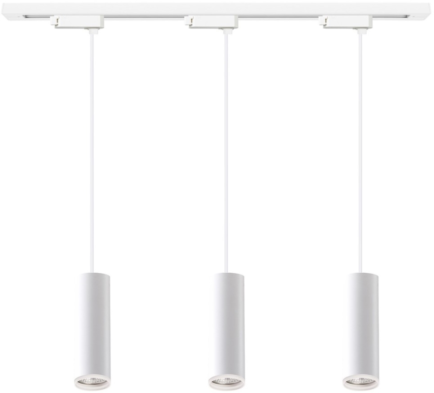Kabelhanglamp voor het PIPE-railsysteem 3xGU10/10W/230V, wit