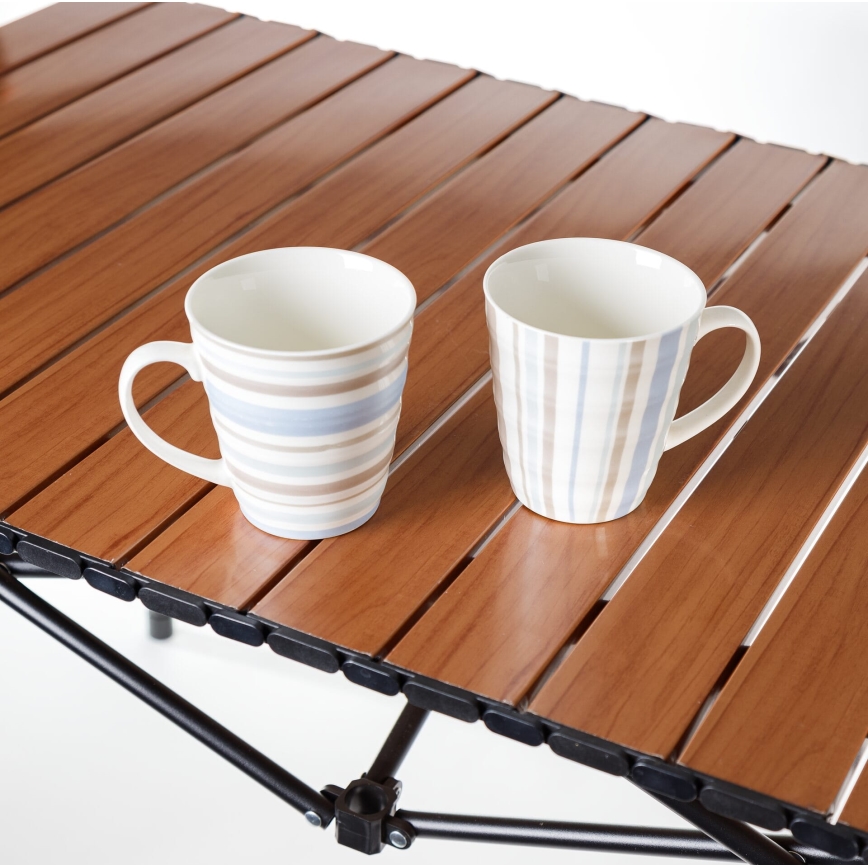 Kampeertafel met rolblad 54x93 cm