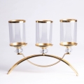 Kandelaar GLAMOUR goud/helder