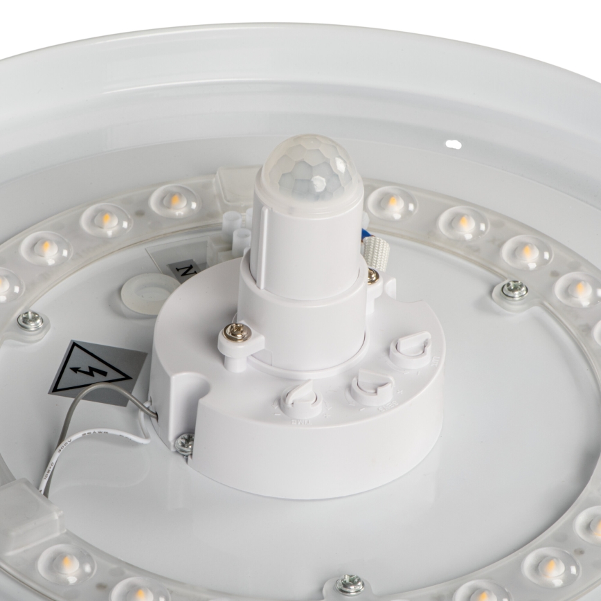 LED plafondlamp met bewegings- en schemersensor FOGLER LED/12W/230V Ø 28 cm