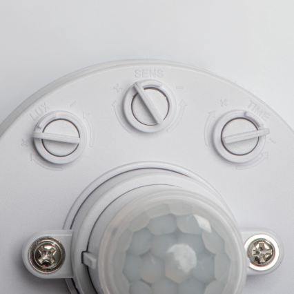 Plafonnier LED avec détecteur de mouvement et détecteur crépusculaire FOGLER LED/17W/230V Ø 33 cm