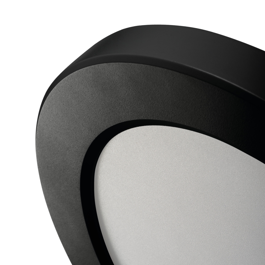 LED Plafond-/inbouwlamp met bewegingssensor 2-in-1 ERGA LED/17W/230V 3000/4000/6500K zwart