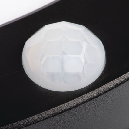 LED Plafond-/inbouwlamp met bewegingssensor 2-in-1 ERGA LED/17W/230V 3000/4000/6500K zwart
