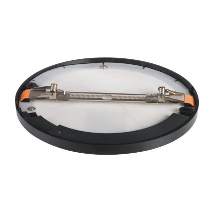 LED Plafond-/inbouwlamp met bewegingssensor 2-in-1 ERGA LED/17W/230V 3000/4000/6500K zwart