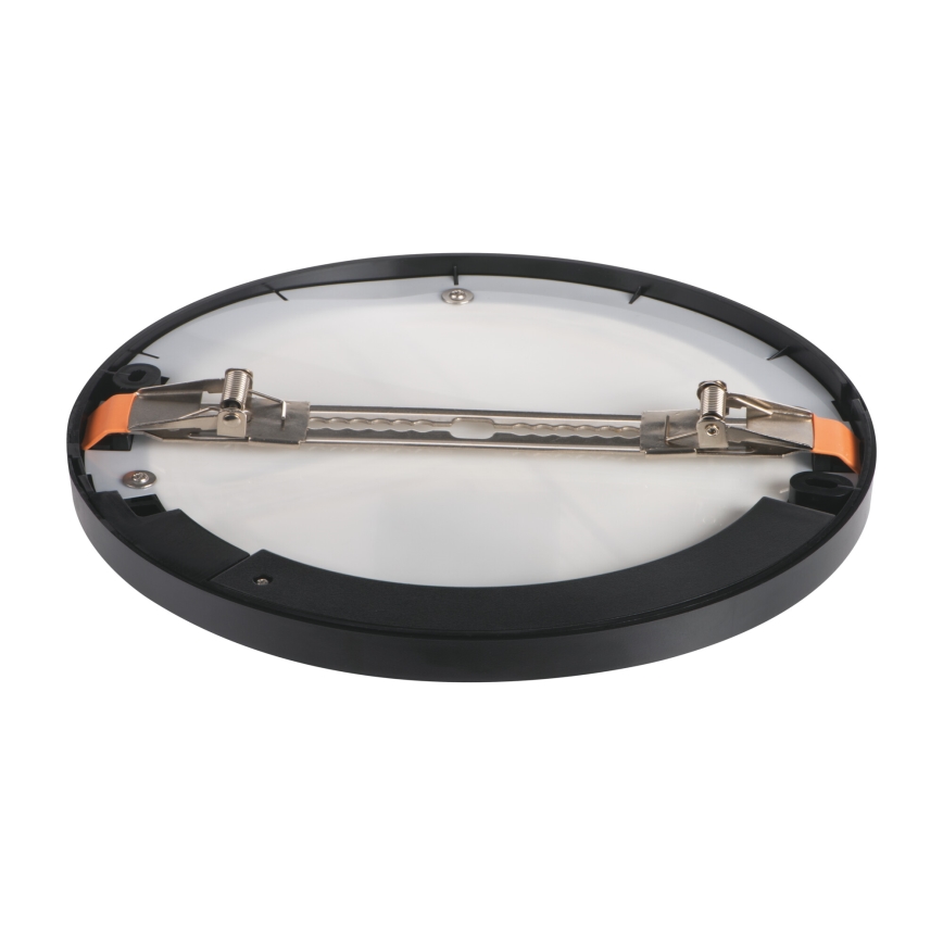 LED Plafond-/inbouwlamp met bewegingssensor 2-in-1 ERGA LED/17W/230V 3000/4000/6500K zwart