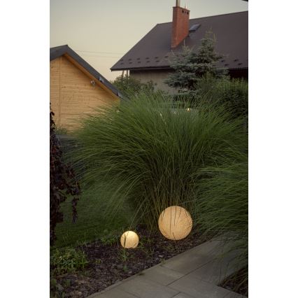 Buitenlamp STONO 1xE27/15W/230V Ø 20 cm IP65