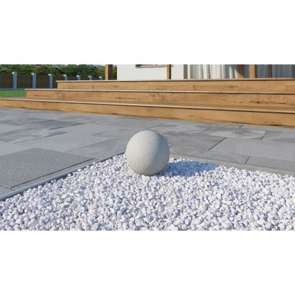 Buitenlamp STONO 1xE27/15W/230V Ø 20 cm IP65