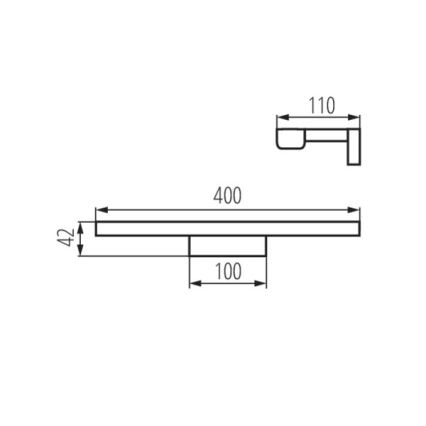 Éclairage miroir salle de bain ASTEN LED/8W/230V IP44