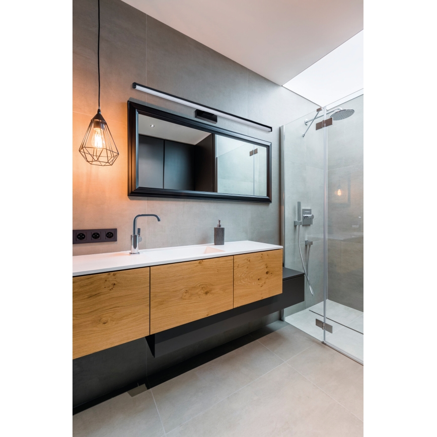LED Badkamerverlichting voor spiegel ASTEN LED/15W/230V IP44 zwart