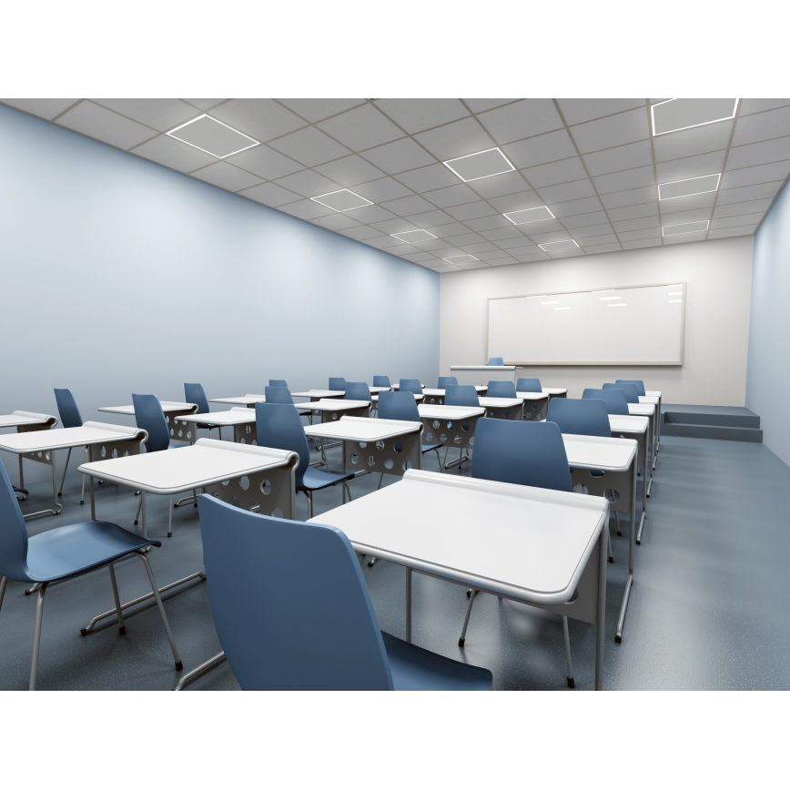 LED Inbouwframe AVAR LED/40W/230V 4000K 59x59 cm