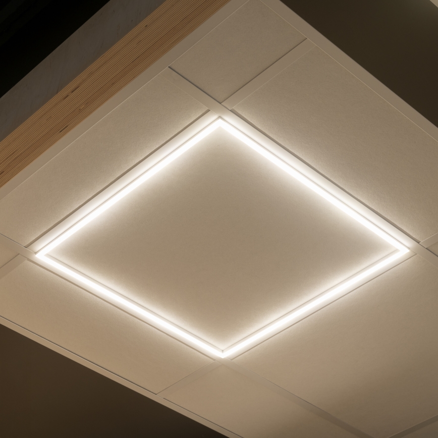 LED Inbouw frame AVAR LED/32W/230V 3000/4000/6500K 59x59 cm