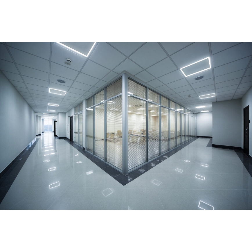 LED-inbouwframe AVAR voor systeemplafond, 32W/230V, 4000K, 59x59 cm