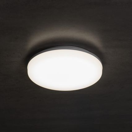 LED plafondlamp met bewegings- en schemersensor VARSO LED/22/30W/230V 3000/4000/6500K Ø 33 cm IP54