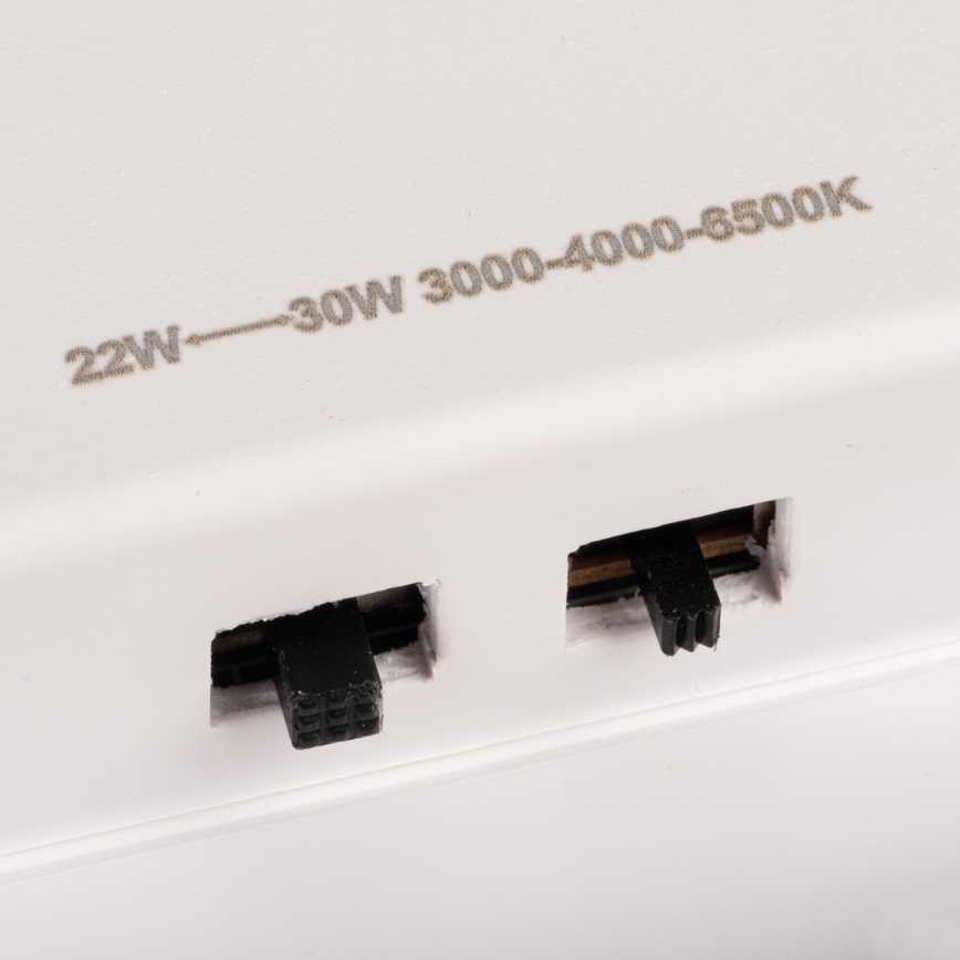 LED plafondlamp met bewegings- en schemersensor VARSO LED/22/30W/230V 3000/4000/6500K Ø 33 cm IP54