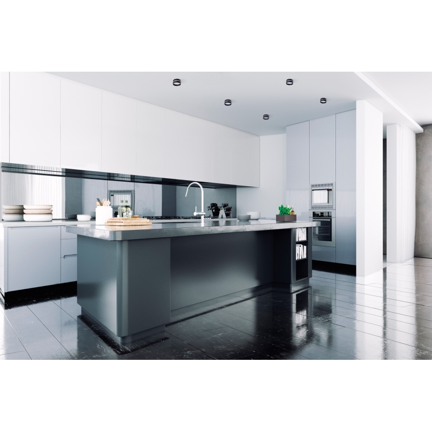 Inbouwspot GOVIK GU10/10W zwart