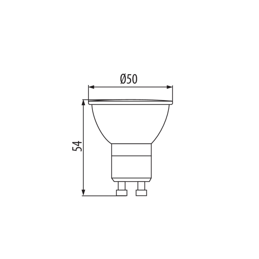 Ampoule LED GU10/2,7W/230V 4000K