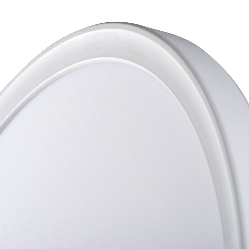 LED Badkamer plafondlamp AZPO LED/11,8W/230V diameter 22,5 cm IP54 wit
