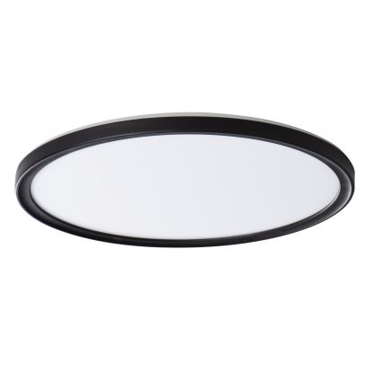 Plafonnier LED AZPO/22W/230V Ø 42 cm 3000/4000/6000K IP54 noir