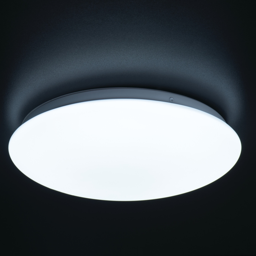 LED plafondlamp voor badkamer met bewegings- en schemersensor CORSO LED/18W/230V 3000/4000/6500K pr. 33 cm IP44
