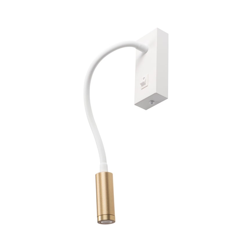Flexibele LED-lamp TONIL LED/3,3W/230V wit/goud