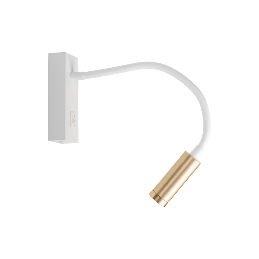 Flexibele LED-lamp TONIL LED/3,3W/230V wit/goud