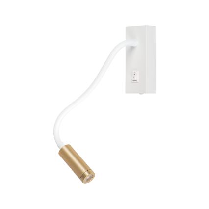 Flexibele LED-lamp TONIL LED/3,3W/230V wit/goud