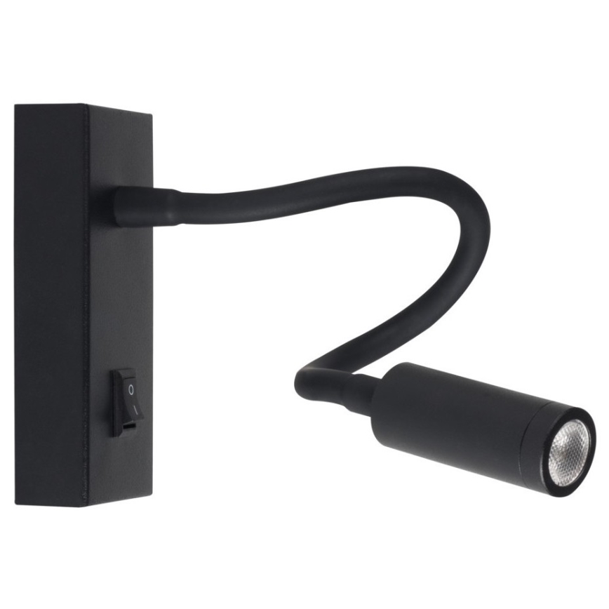 LED Flexibele lamp TONIL LED/2,7W/230V zwart