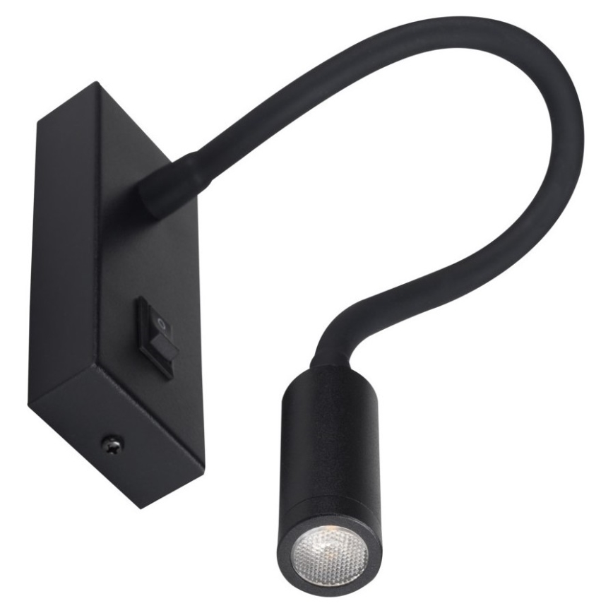 LED Flexibele lamp TONIL LED/2,7W/230V zwart