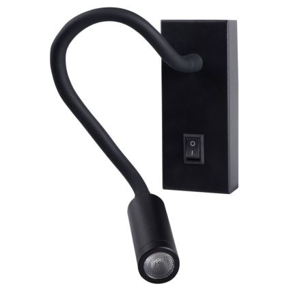 LED Flexibele lamp TONIL LED/2,7W/230V zwart
