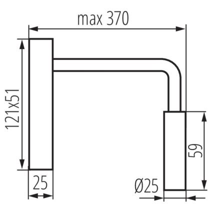 LED Flexibele lamp TONIL LED/2,7W/230V wit
