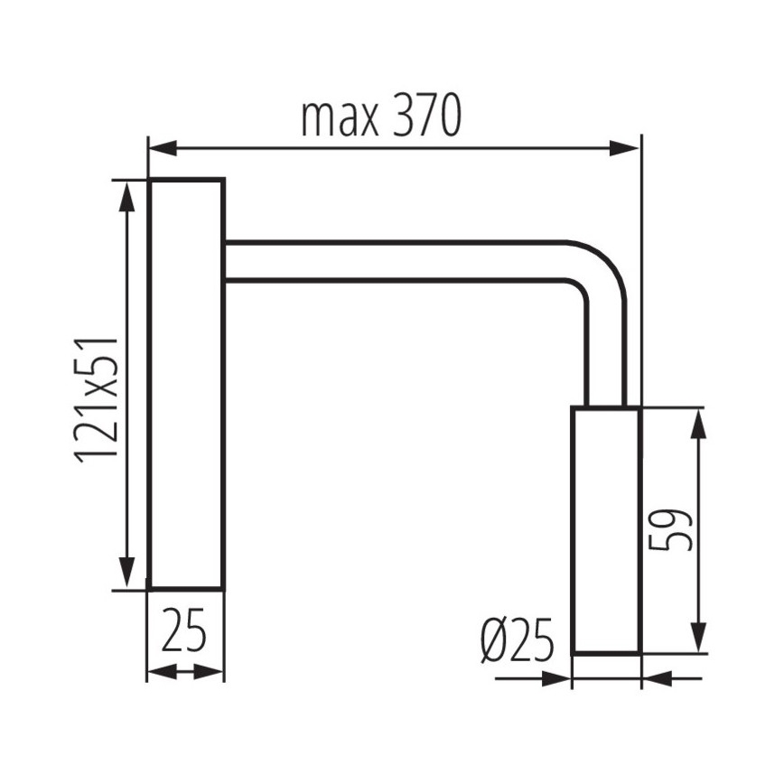 LED Flexibele lamp TONIL LED/2,7W/230V wit