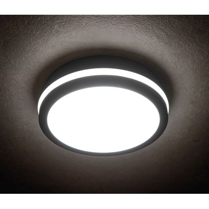 Luminaire LED extérieur avec capteur BENO LED/18W/230V 4000K anthracite IP54