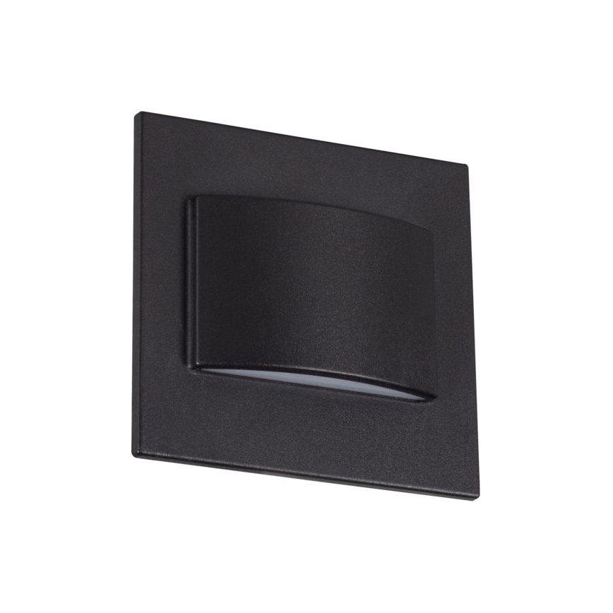 LED Trappenhuis Verlichting ERINUS LED/1,5W/12V 3000K zwart