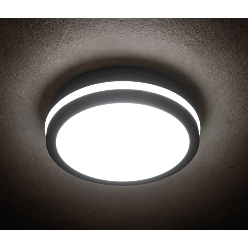 Plafonnier LED d'extérieur avec détecteur BENO LED/24W/230V IP54 anthracite