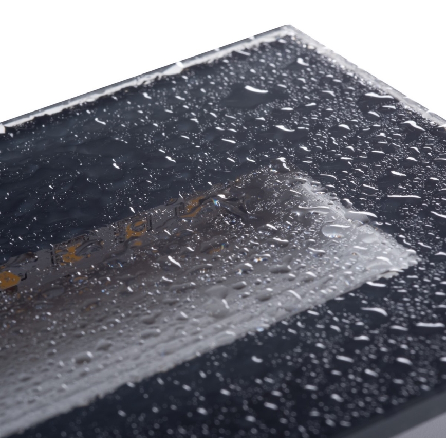 Lumière intégrée GLASI LED/3W/230V 3000K IP44 anthracite