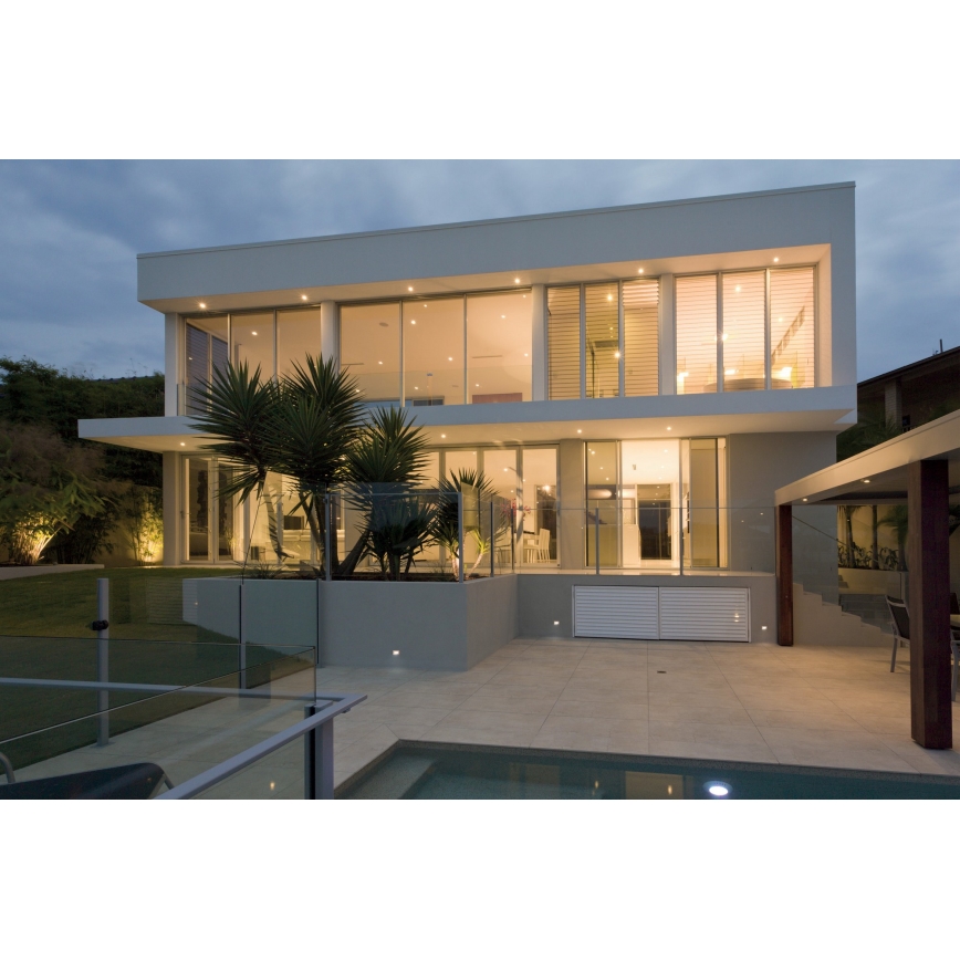 LED Inbouw lamp GLASI LED/3W/230V 4000K IP44 wit
