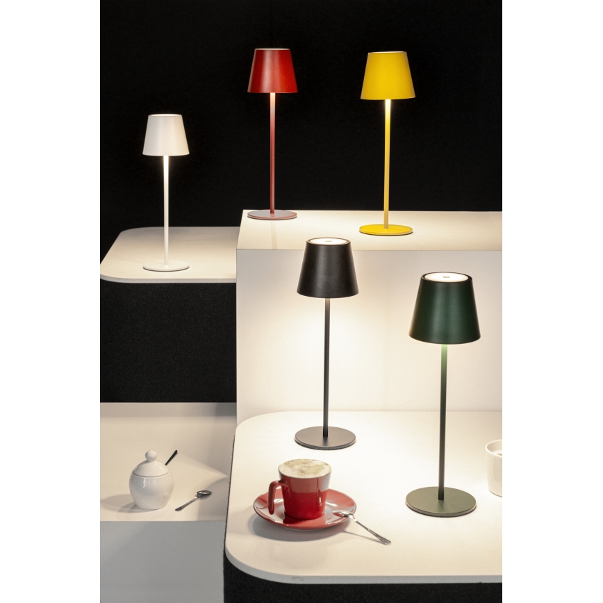 Lampe de table à intensité variable rechargeable INITA LED/1,2W/1800 mAh IP54 vert