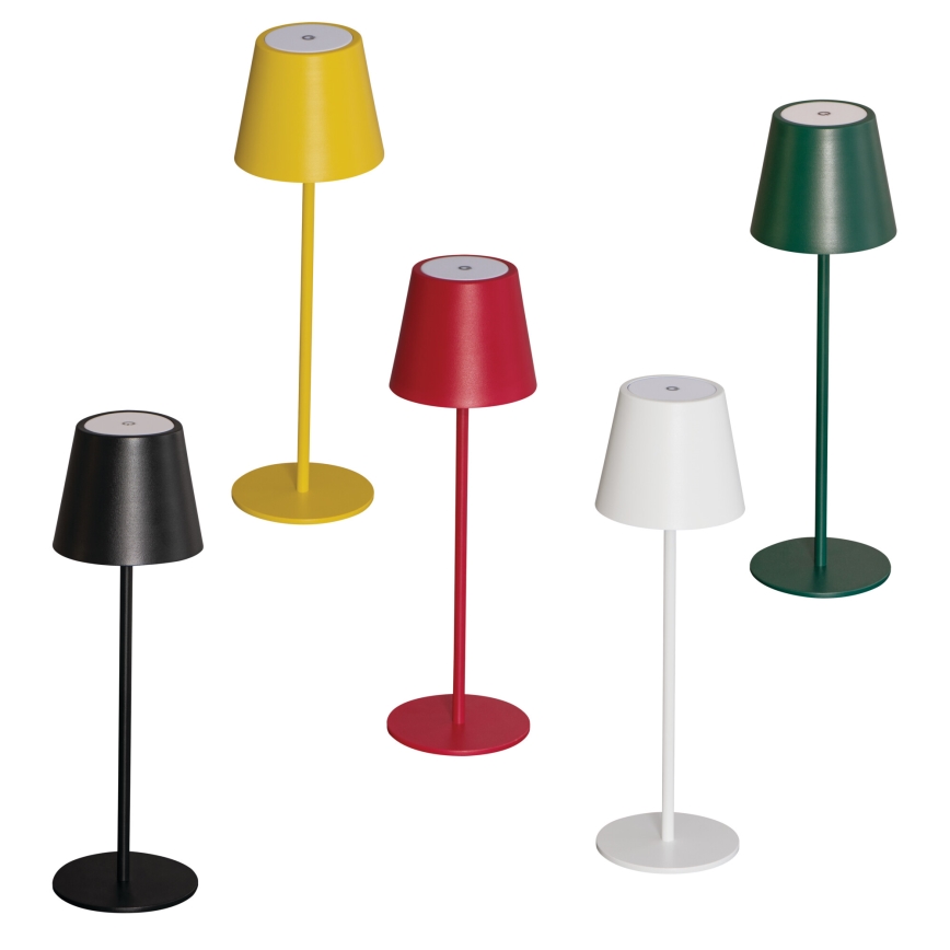 Lampe de table à intensité variable rechargeable INITA LED/1,2W/1800 mAh IP54 vert