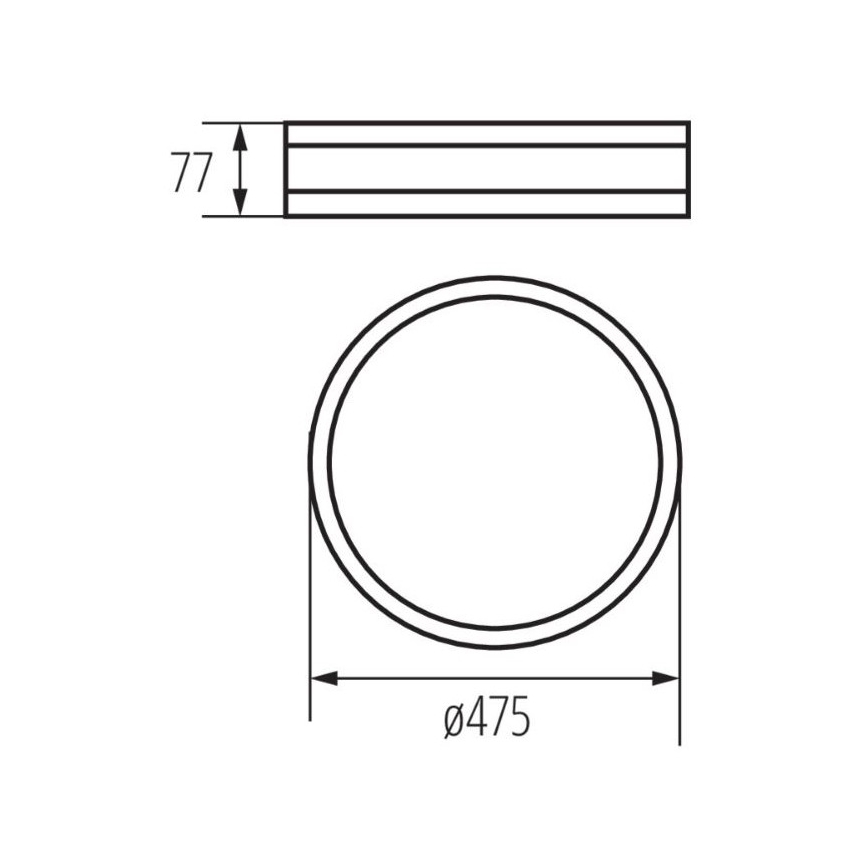 Plafonnier JASMIN 3xE27/20W/230V d. 47,5 cm chêne doré