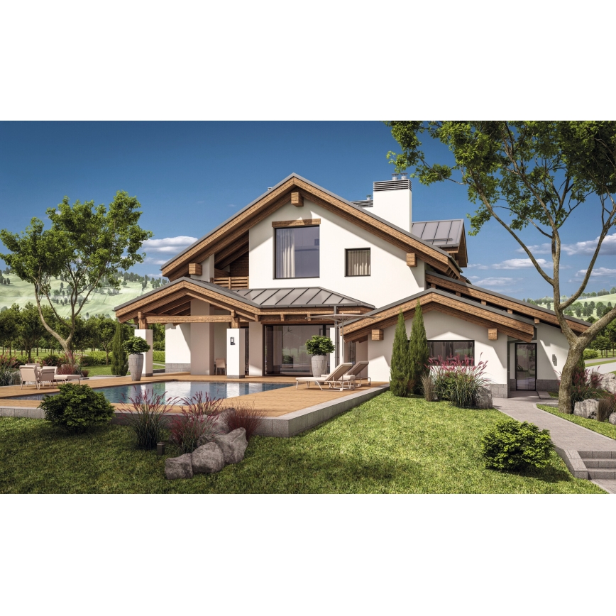 Applique murale extérieure PEVO 1xGX53/11W/230V IP44 anthracite