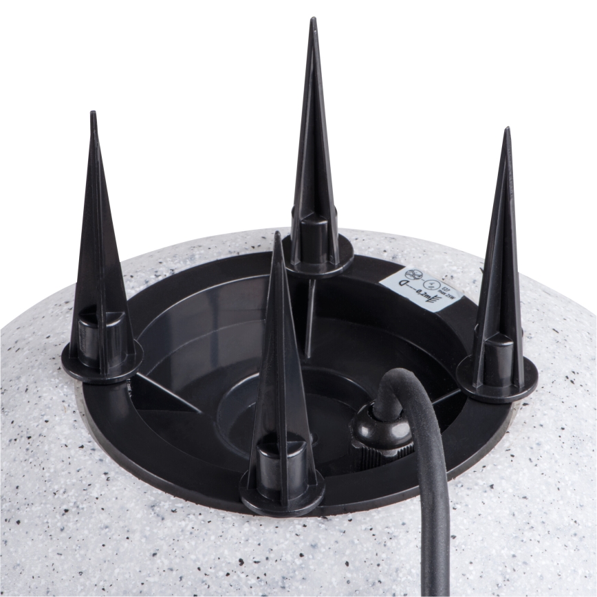 Buitenlamp STONO 1xE27/15W/230V Ø 31,5 cm IP65