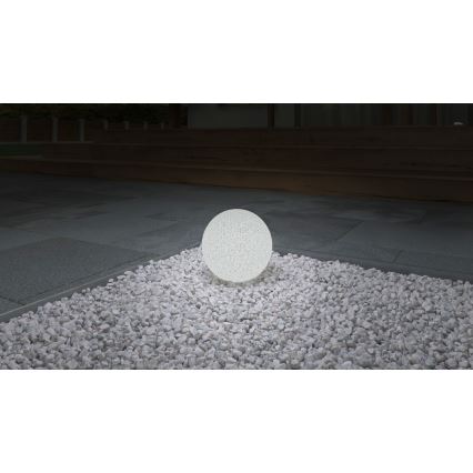 Buitenlamp STONO 1x E27/15W/230V Ø 23 cm IP65