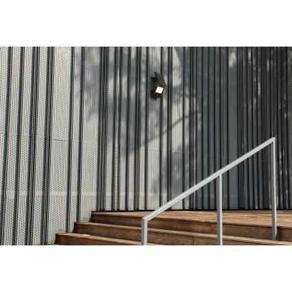 LED dimbare schijnwerper met een zonnepaneel en dusk sensor LED/10W/10000 mAh 3,2V IP65 + afstandsbediening
