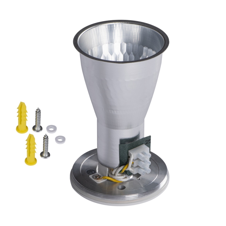 Badkamer spot AQILO 1xE27/20W/230V IP65 zwart