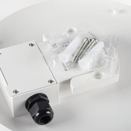 LED Werkverlichting plafond IPER LED/26W/230V IK10 IP65 rond wit