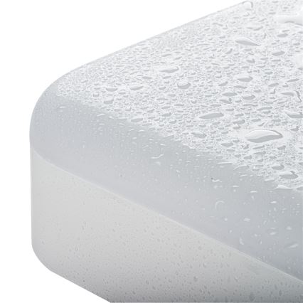 Plafonnier industriel avec détecteur de mouvement IPER LED/19W/230V IK10 IP65 carré blanc